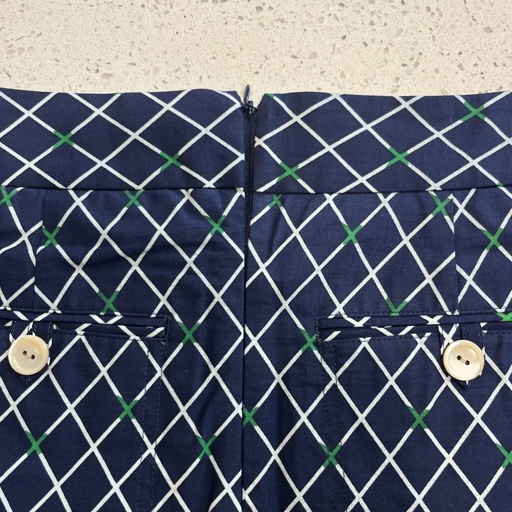 NWT Peter Millar‎ Printed Stretch Cotton Skort/Skirt 4 Geometric